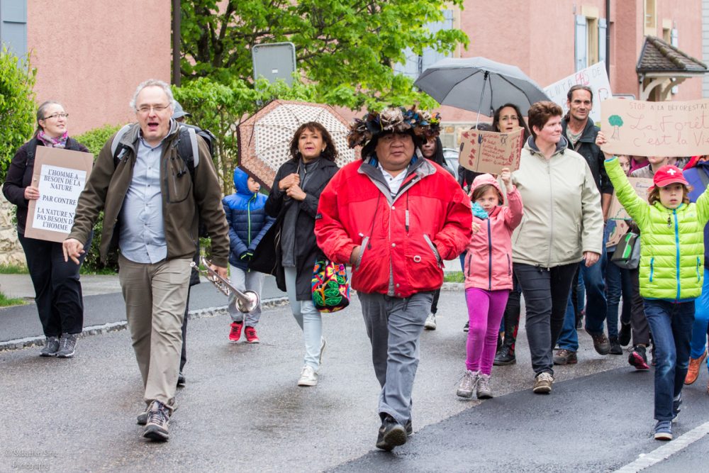 Marche pour le climat et les peuples d’Amazonie en images.